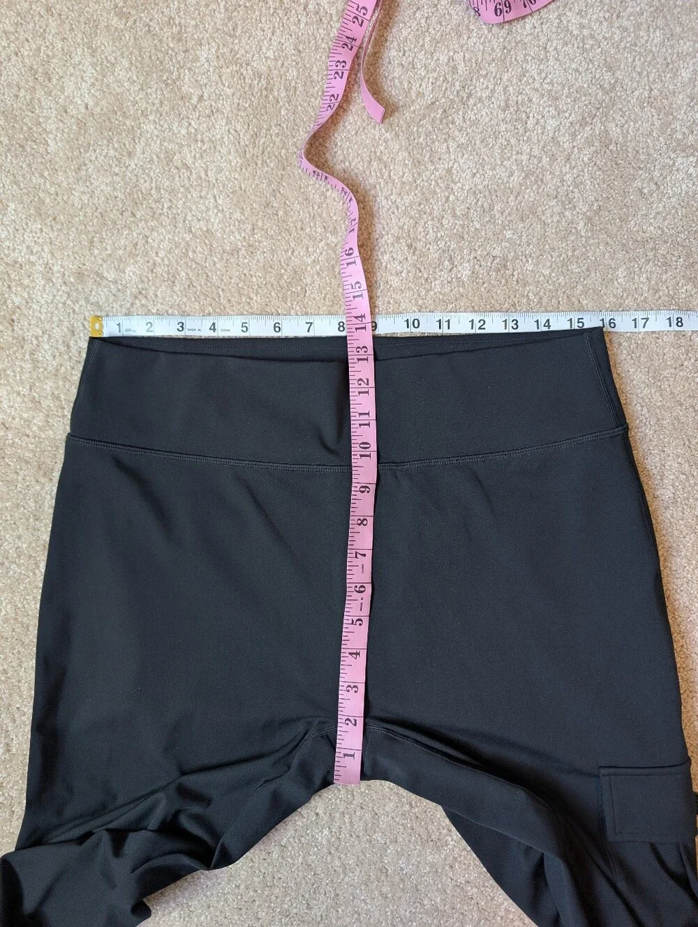 NWT Halara Black Daystretch High Waisted Ruched Flare Workout Leggings Pants - Picture 5 of 8